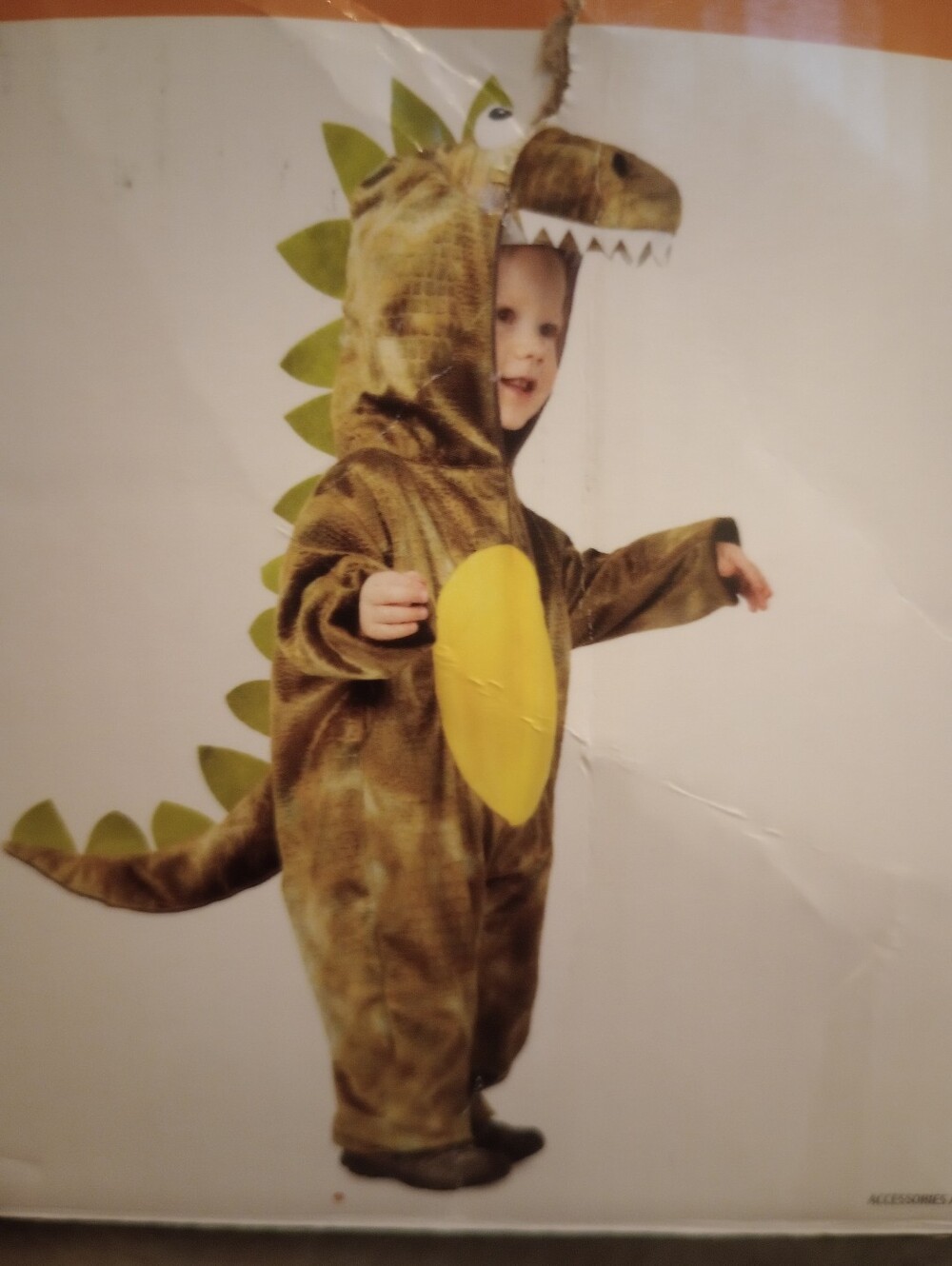 Roaring Rex Dinosaur Toddler Plush Costume 3T -4T NEW